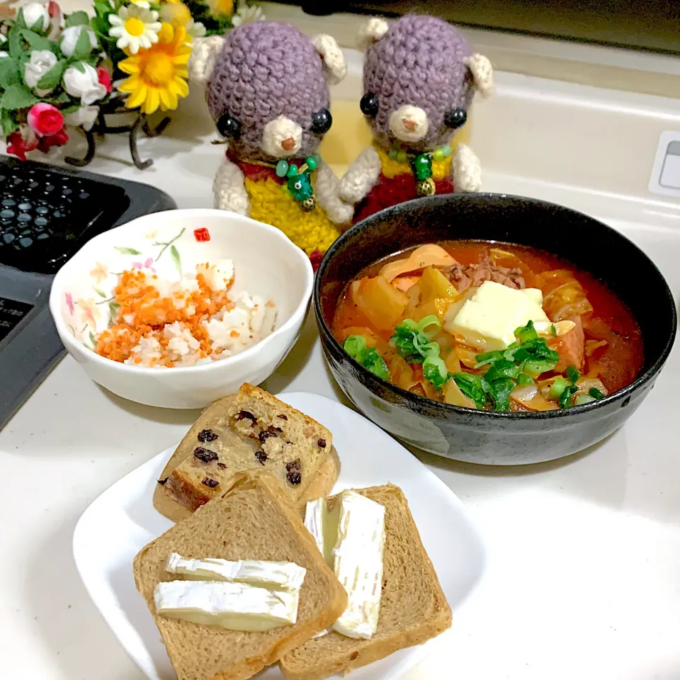 Snapdishの料理写真:晩ごぱん（╹◡╹）|chagashiさん