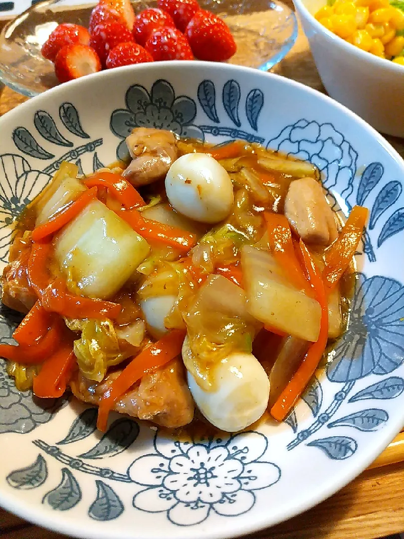 鶏ももと白菜のとろみ煮|sumireさん