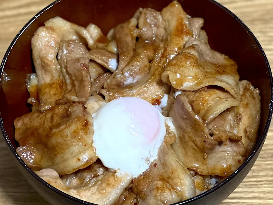 Snapdishの料理写真:☆豚バラカルビ丼|まぁたんさん