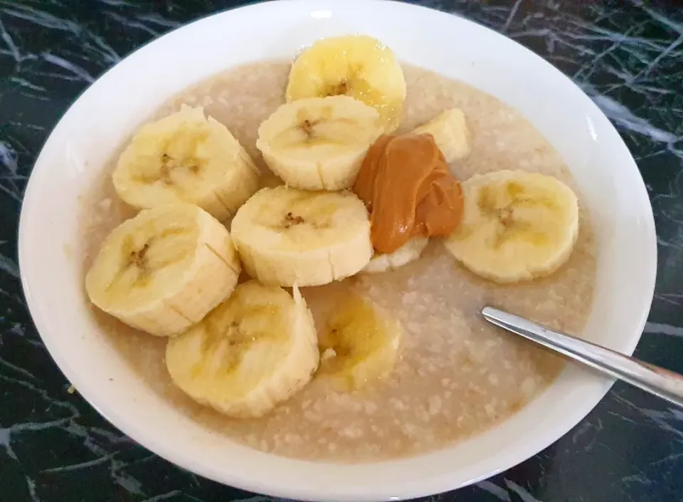 Good morning...oats banana peanut butter😋|🌷lynnlicious🌷さん