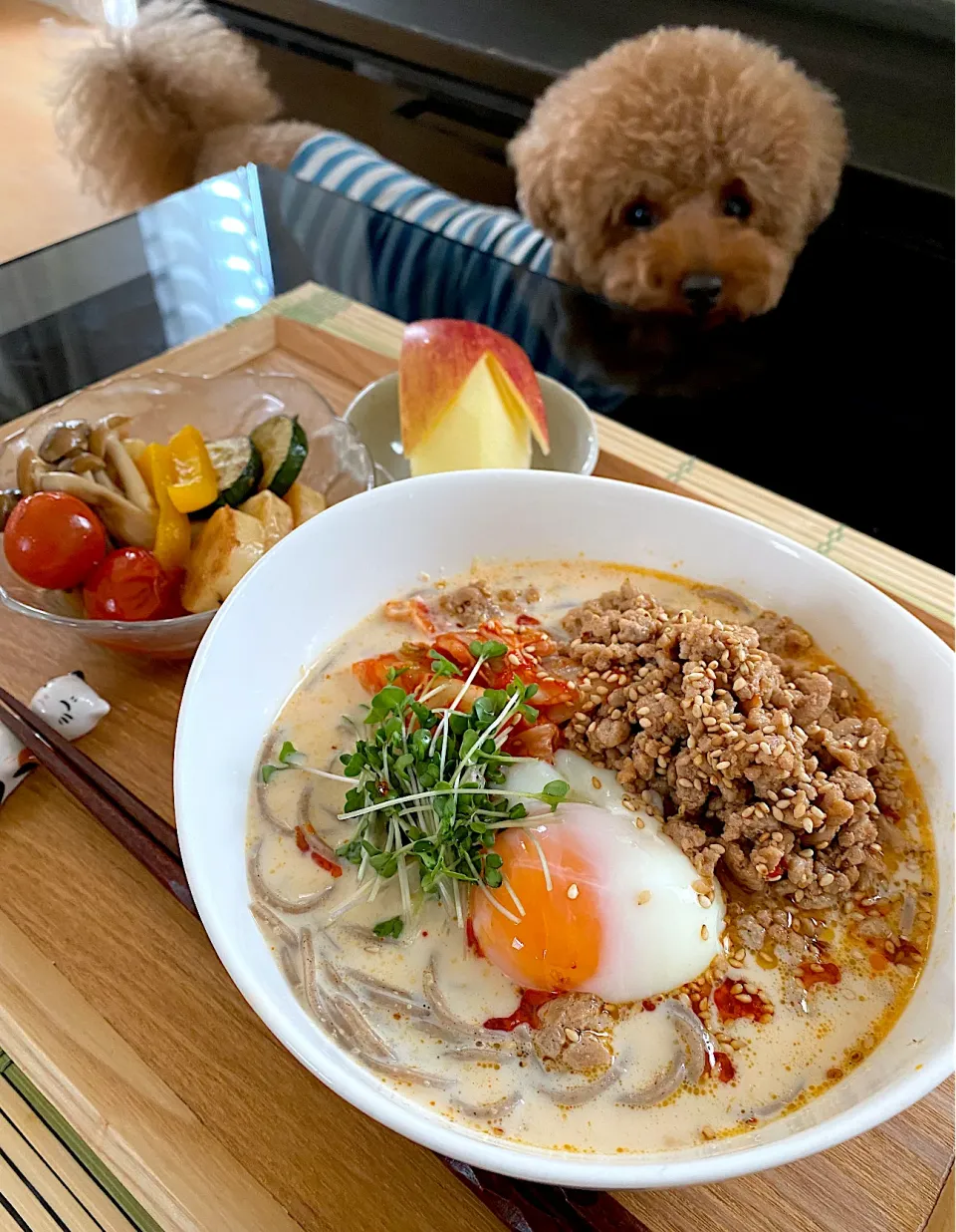 ゆかりさんの料理 ピリ辛胡麻豆乳冷やし麺|ゆかりさん