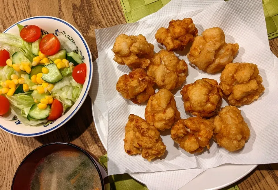 鶏むね肉のまん丸唐揚げ|まみさん