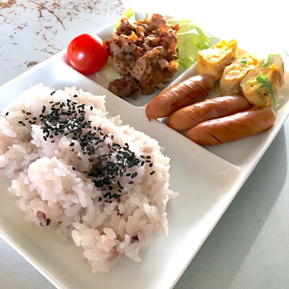 Snapdishの料理写真:春休み男子小学生のランチ|almostblackさん