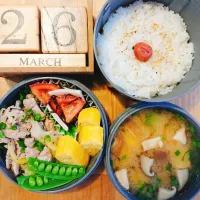 Snapdishの料理写真:旦那弁当🍱👨|oyukariさん