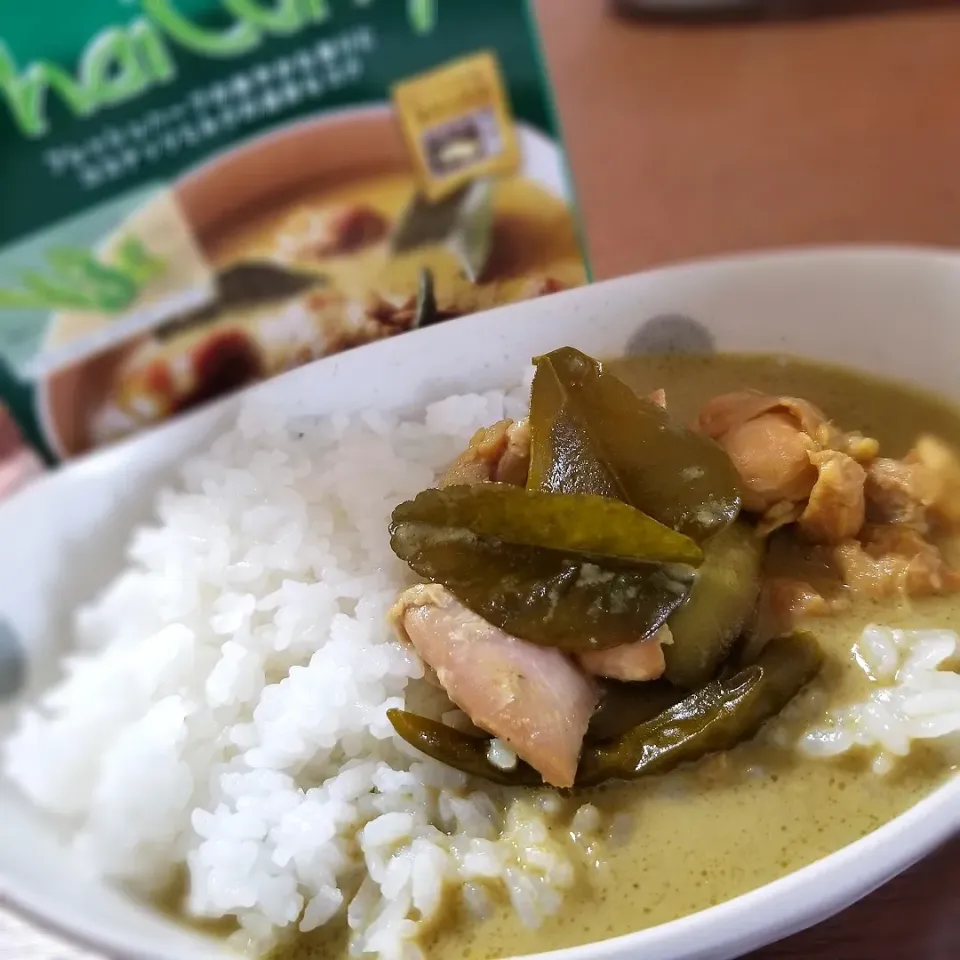 昼食◎グリーンカレー🍛|しょちちさん