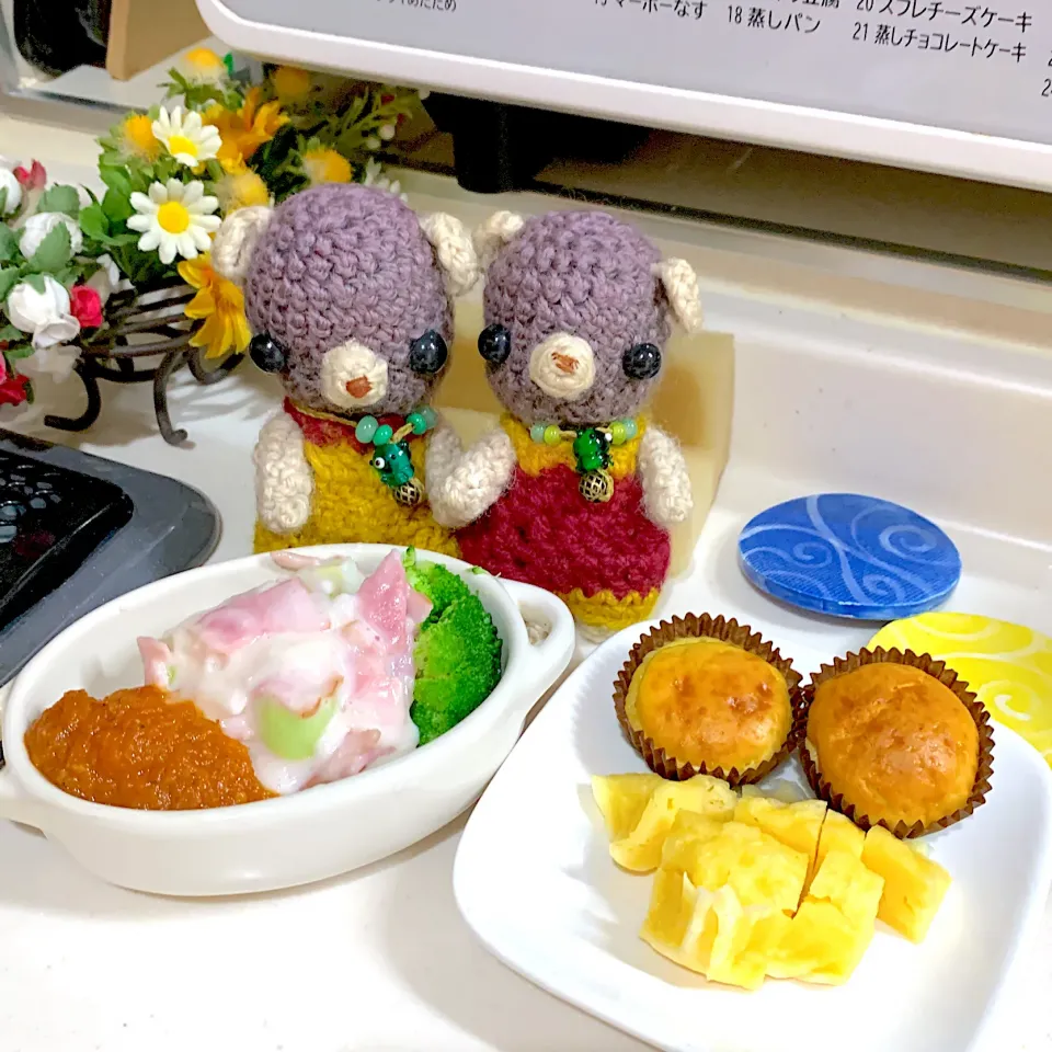 Snapdishの料理写真:お昼ごぱん(°▽°)|chagashiさん