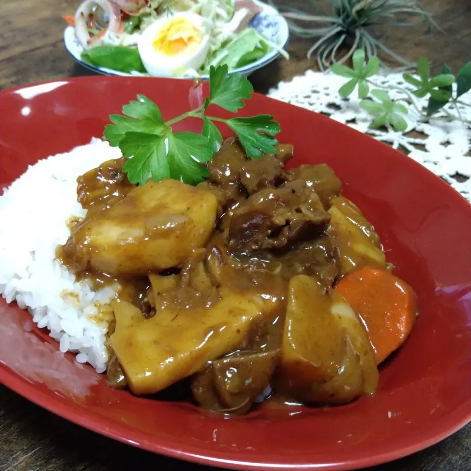 牛すじカレー🍛筍も入ってます🤭|とまと🍅さん