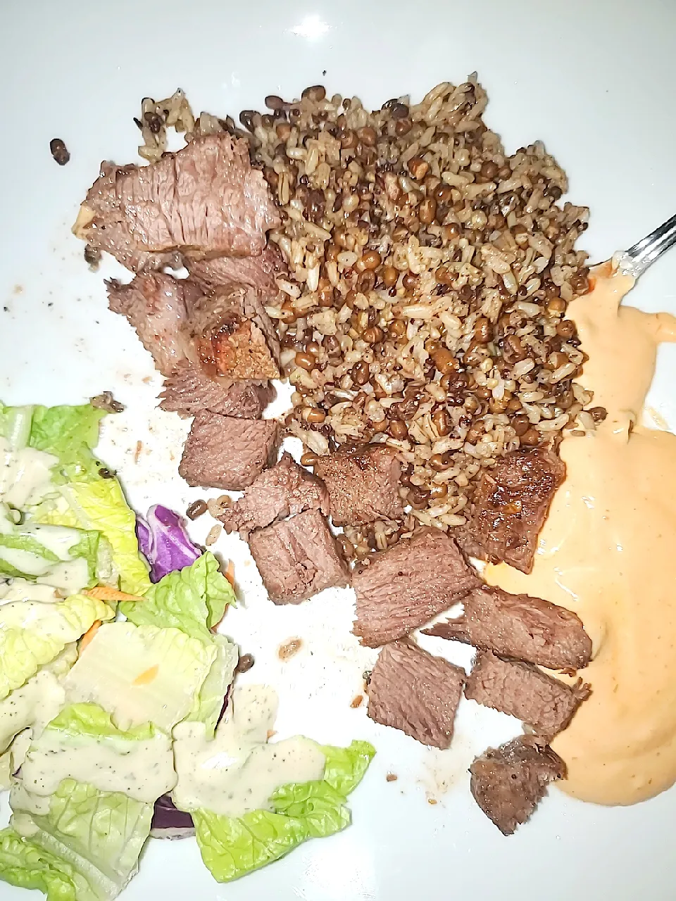 Steak, Ancient Grains, Salad n Sauce|Ashさん