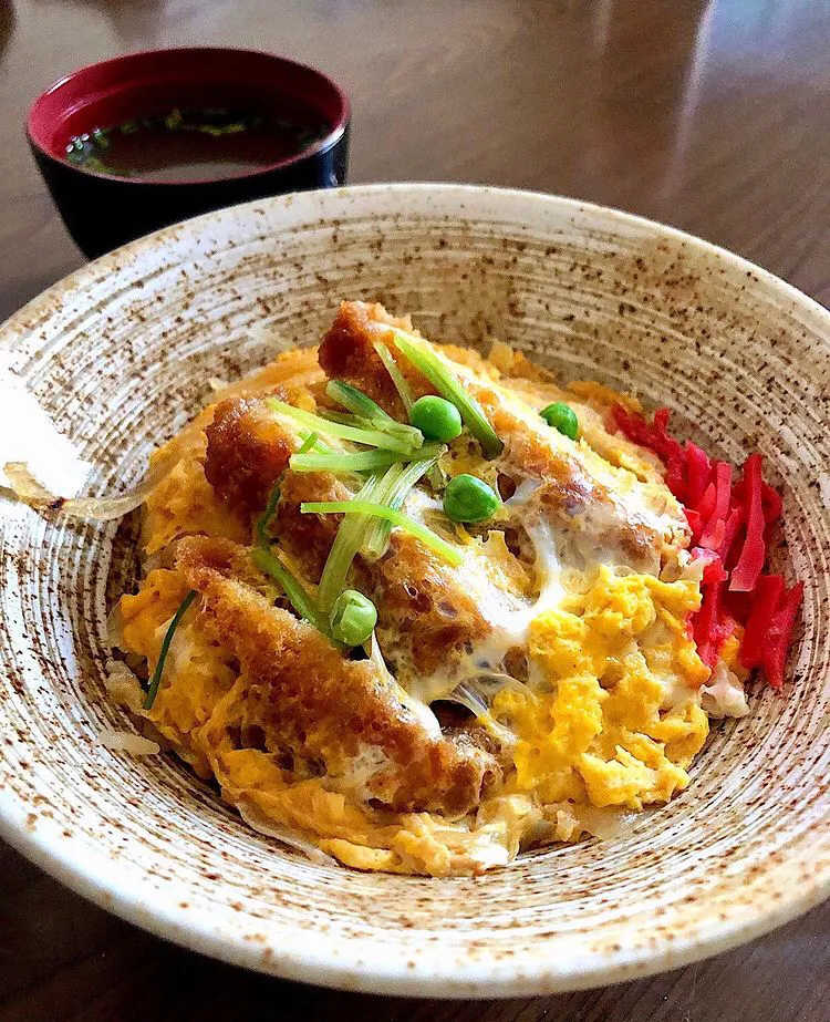 朝カツ丼☀️町そば屋風ミニ|ガク魁‼︎男飯さん