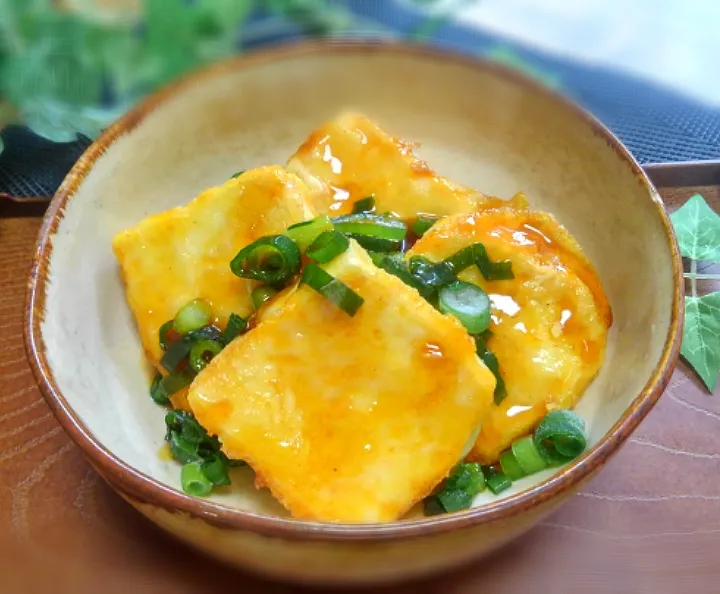 餡掛け豆腐のピカタ|くまちゃんさん