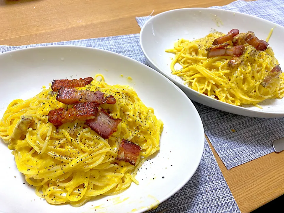 生クリームで🐄カルボナーラ🍝|1614さん