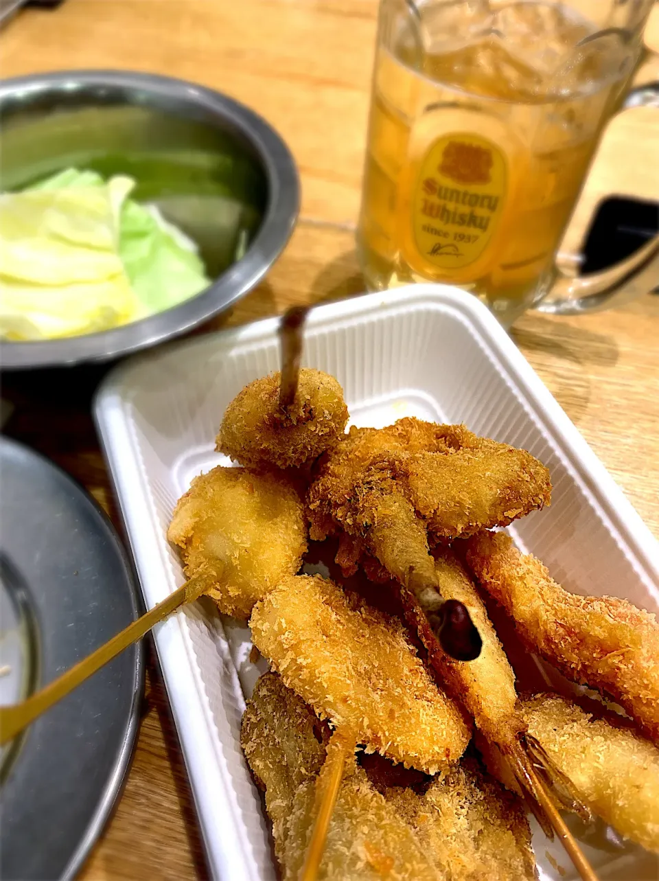 意地で食べた串カツ。|ツナコさん