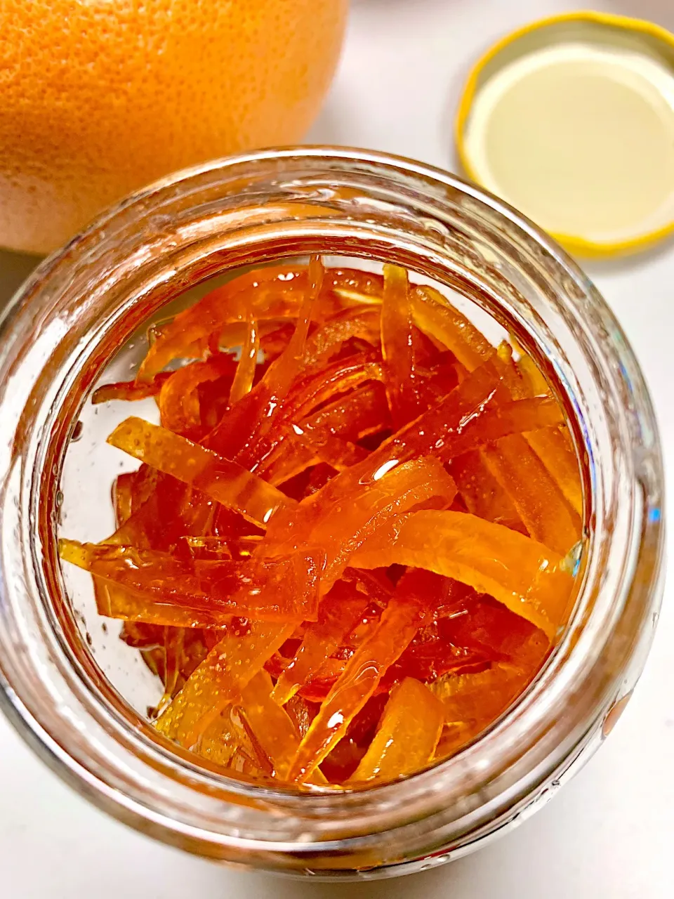 Candied Grapefruit Peel to use in cakes, cookies and other sweets|gonbenさん