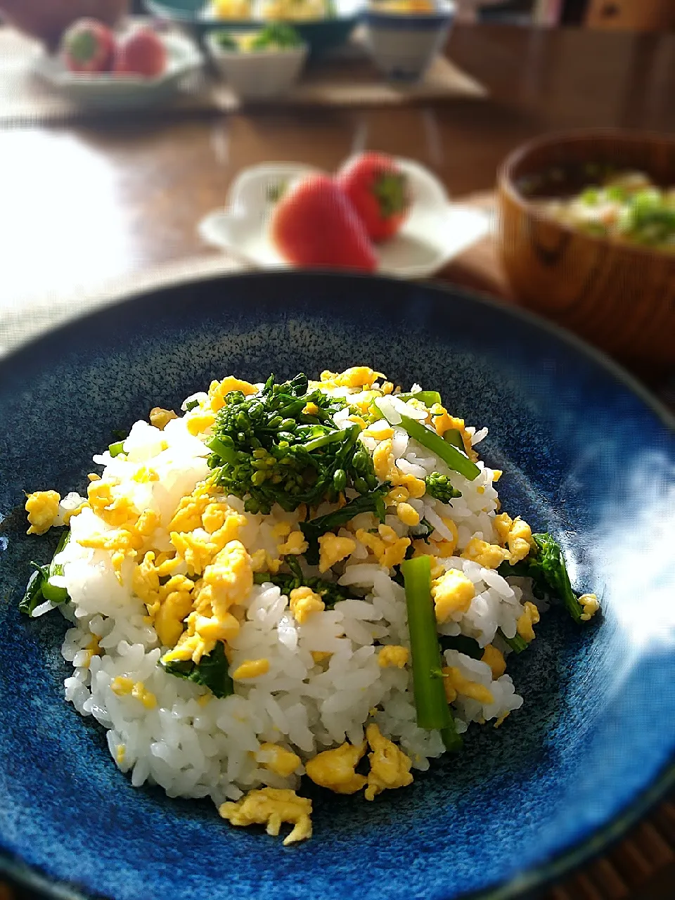 アッチさんの料理 菜の花ごはん|まめころさん