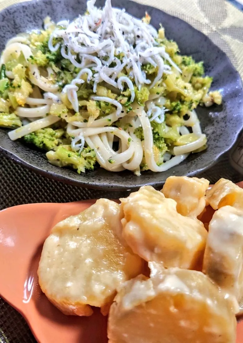 オリーブオイルうどん
紅まさりの甘酒煮🍠|マギーさん