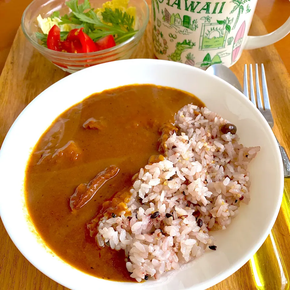 雑穀米の朝カレー|Hiromi Isonagaさん