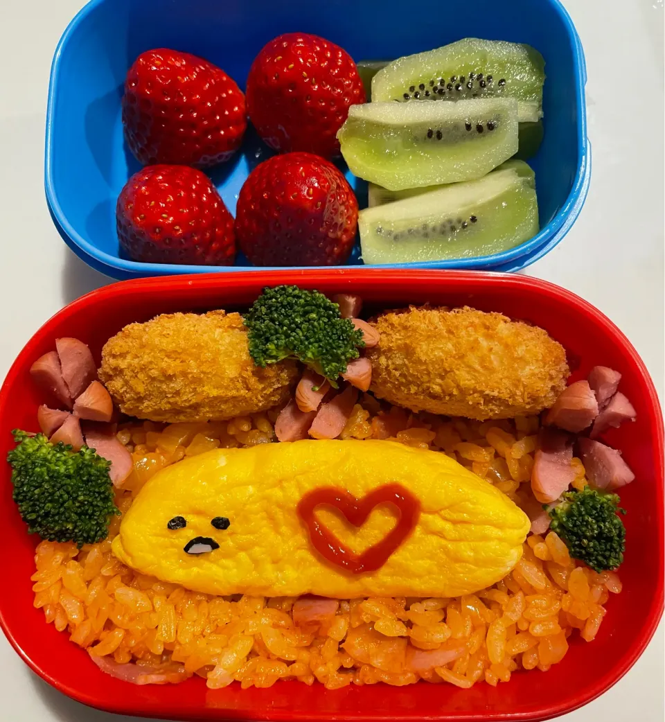 ぐでたまオムライス弁当|いじゅさん