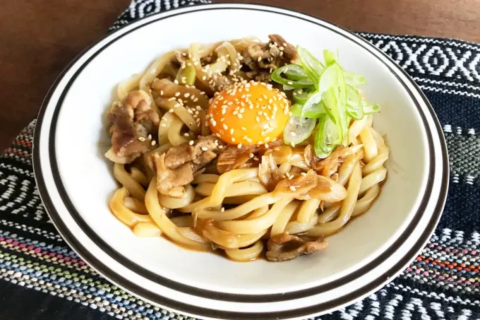 レンジで！濃厚みそだれうどん|マルコメ キッチンさん