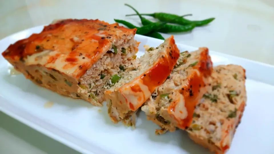 Chicken Meatloaf | Best Meatloaf Recipe | Ground Chicken Recipes [Chicken cake]|Recipes By Fizaさん