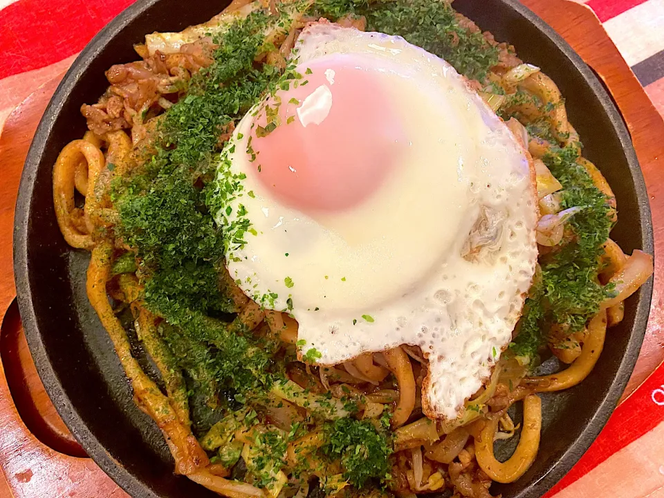 夫の作る焼きうどん|ゆすらうめさん