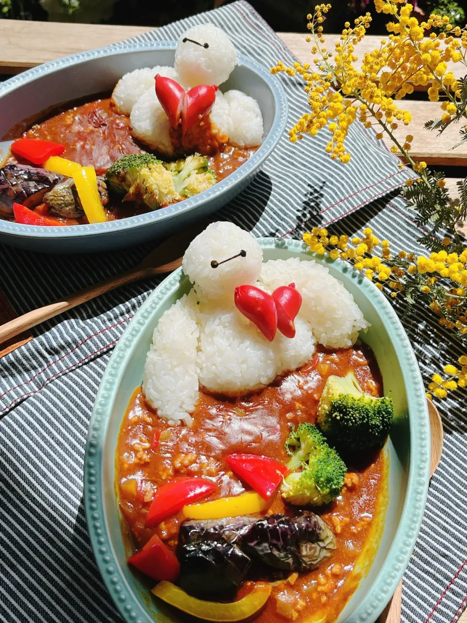 Snapdishの料理写真:ベイマックスのキーマカレー|ふわくまさん