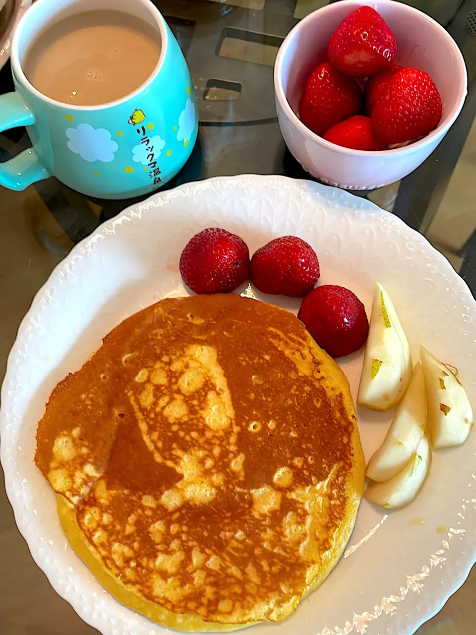 Happy morning pancake|信生さん