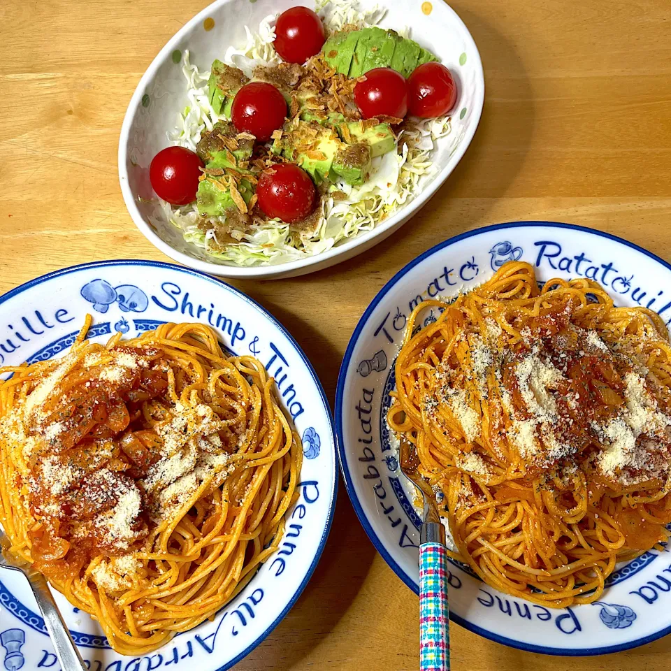 ナポリタン風スパゲティ🍝💦|Makokoさん