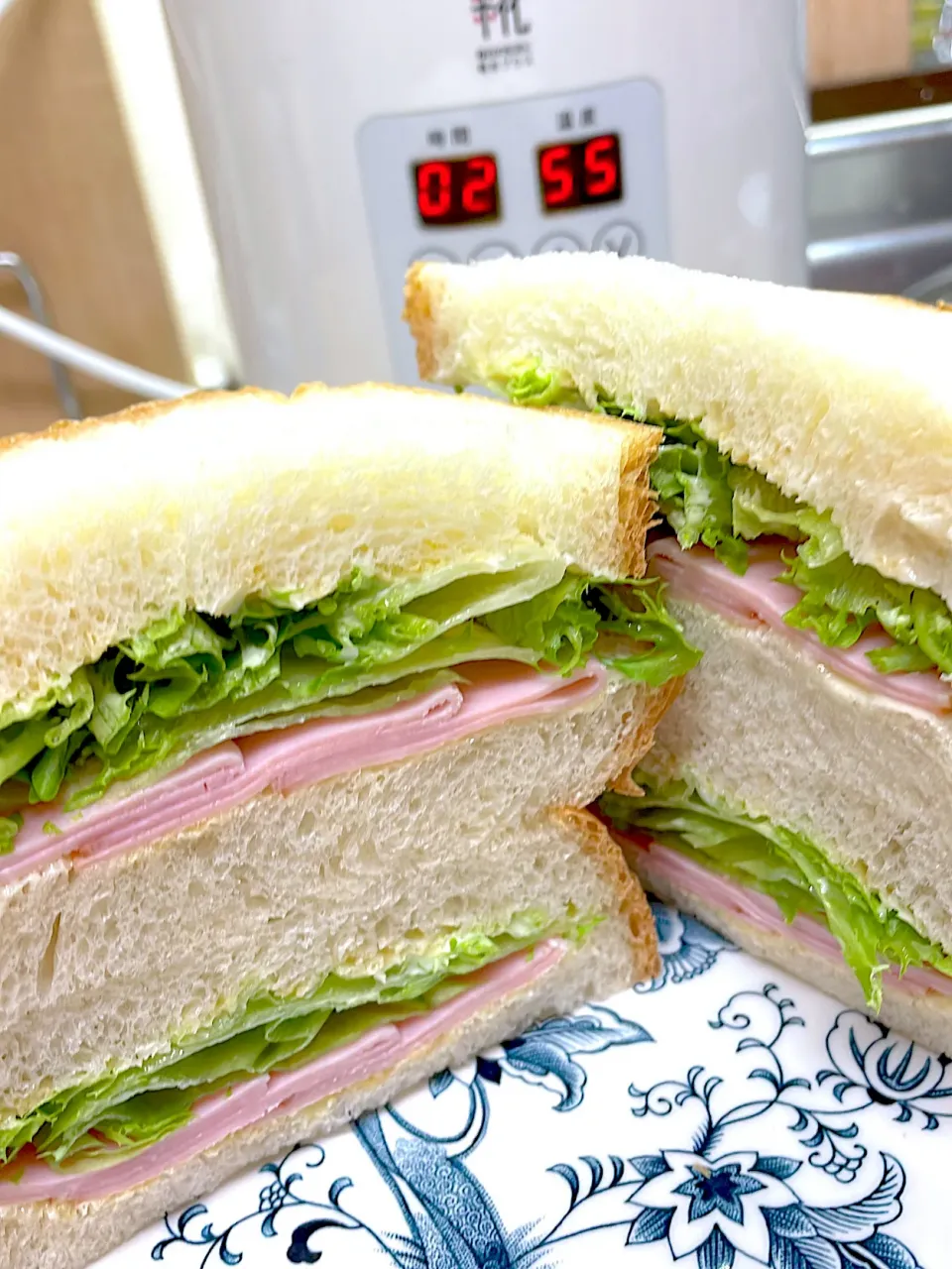 ハムレタスサンド|ふくぷくさん