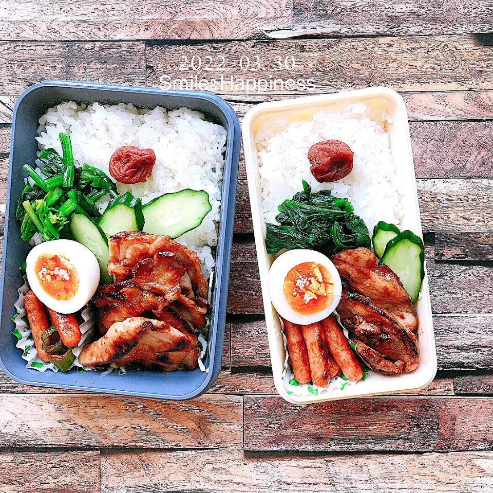 Snapdishの料理写真:2人弁当☺️|Rie Naganoさん