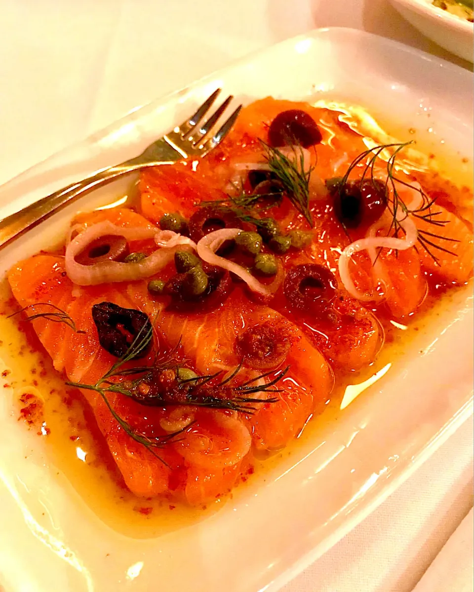 Salmon Crudo|gonbenさん