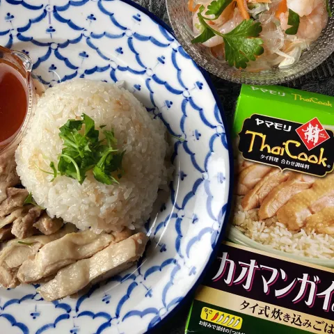 「タイクック　カオマンガイの素」を使ってみたSnapdishの料理・レシピ写真:カオマンガイ