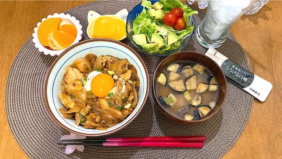 親子丼定食|ゆうかさんさん