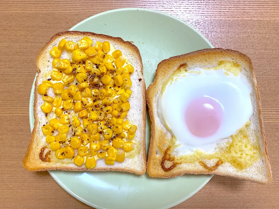 無性に食べたい🌽マヨコーントースト🍞ラピュタパン🍳|1614さん