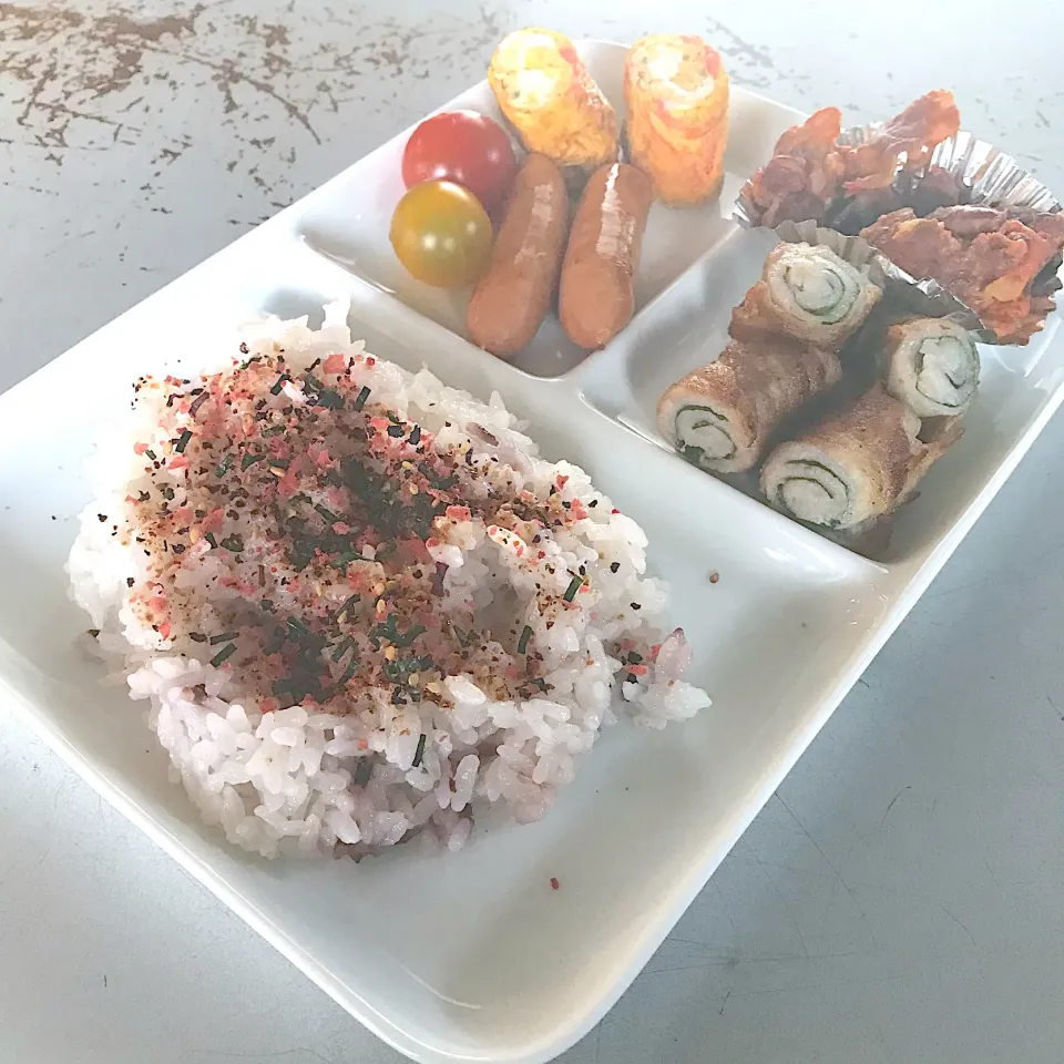 Snapdishの料理写真:春休み小学生男子のランチ|almostblackさん