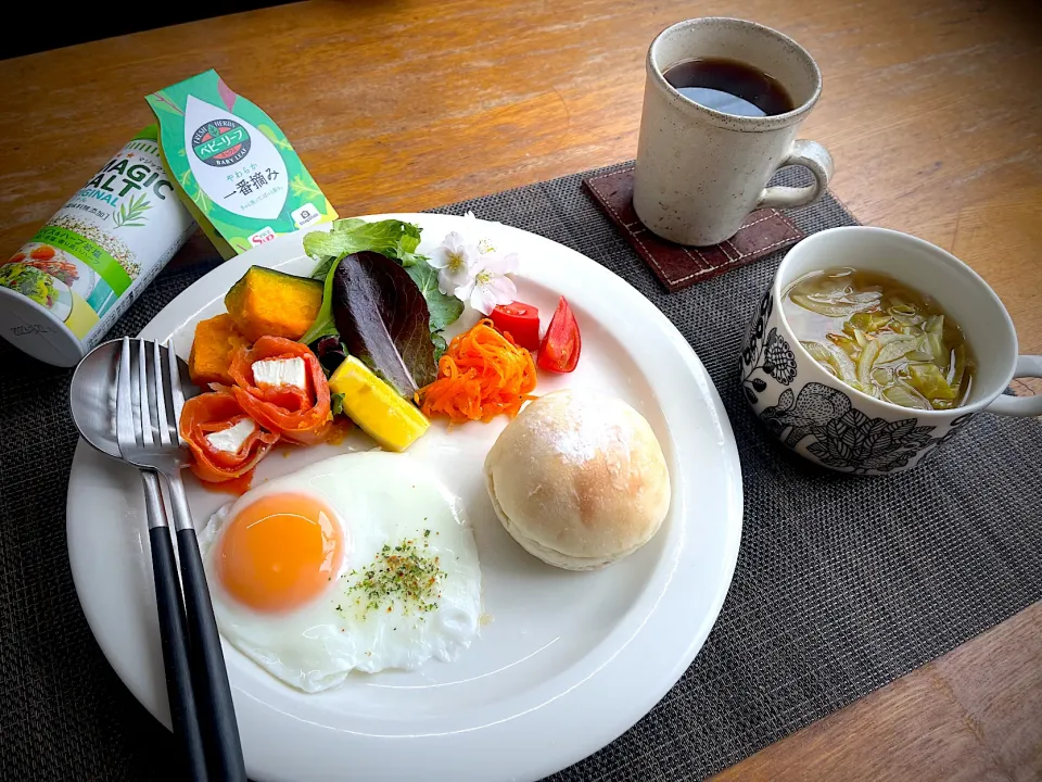 Snapdishの料理写真:幸せモーニング|まのちゃんさん