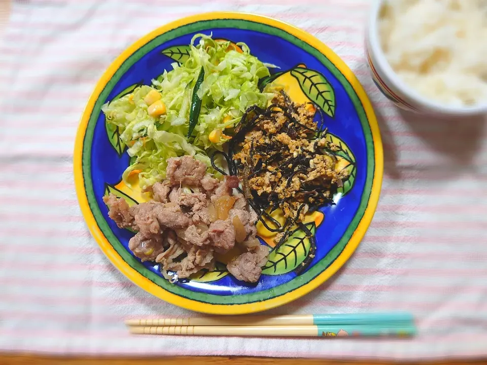 昼ごはん(3月30日)|ゆずうさぎさん