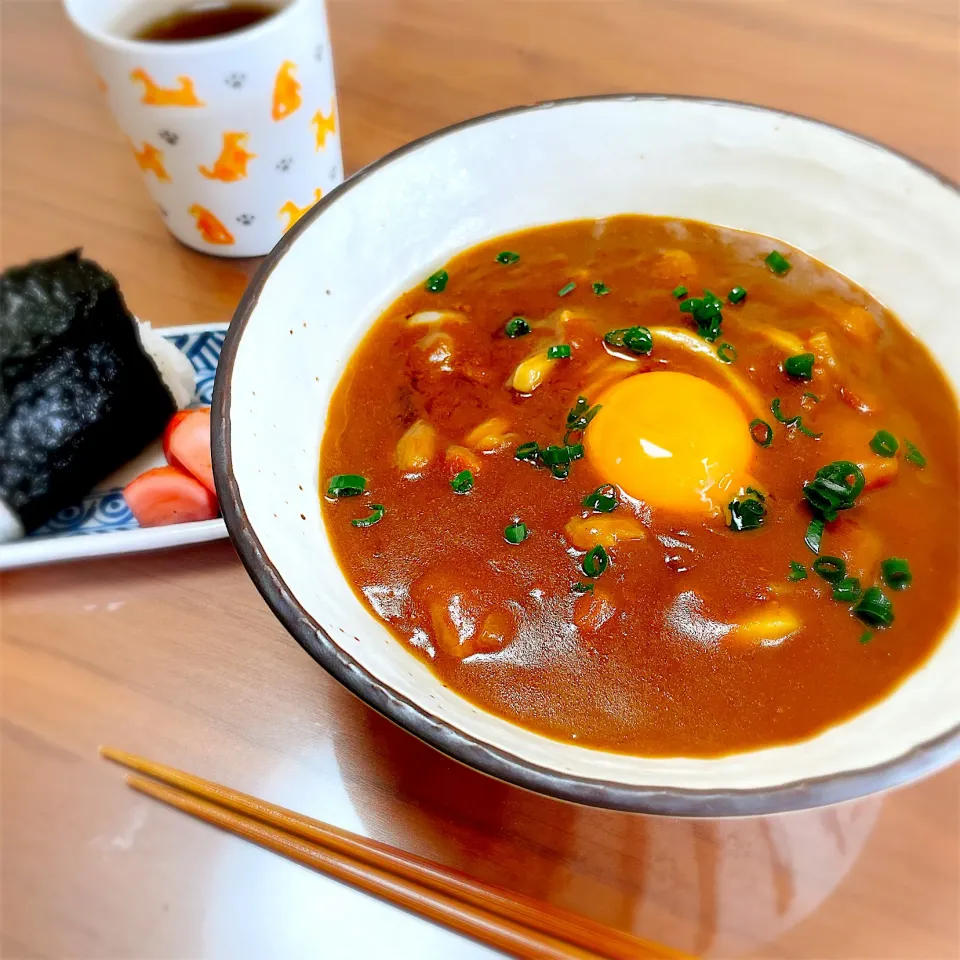 Snapdishの料理写真:カレーうどん|teritamagoさん