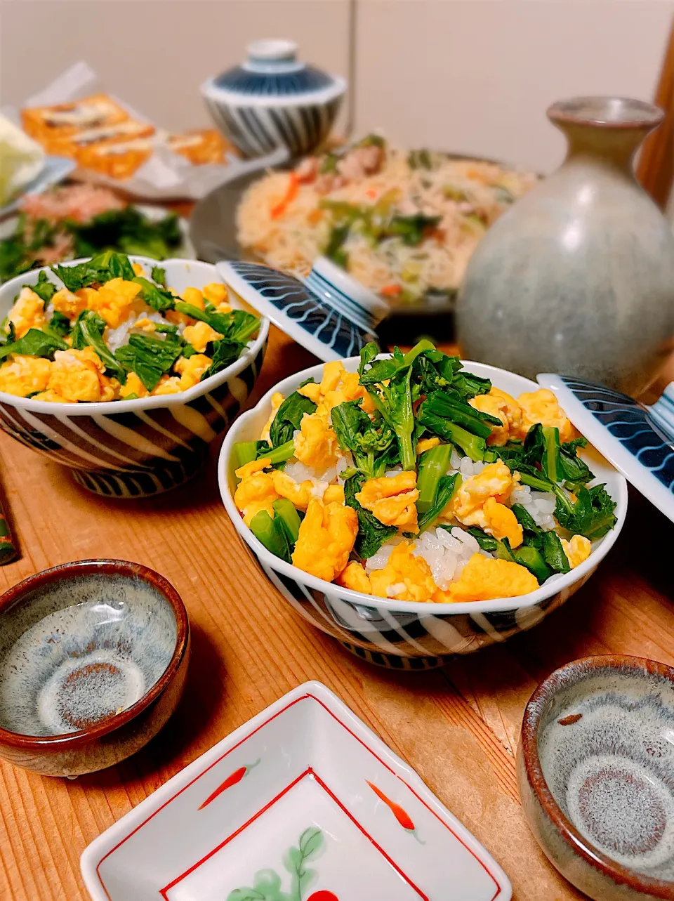 Snapdishの料理写真:アッチさんの料理 菜の花ごはん　　　　　　　☺️作りました🎶|Mariruさん