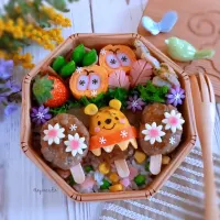 Snapdishの料理写真:🌼春のつくねバー弁当🌼