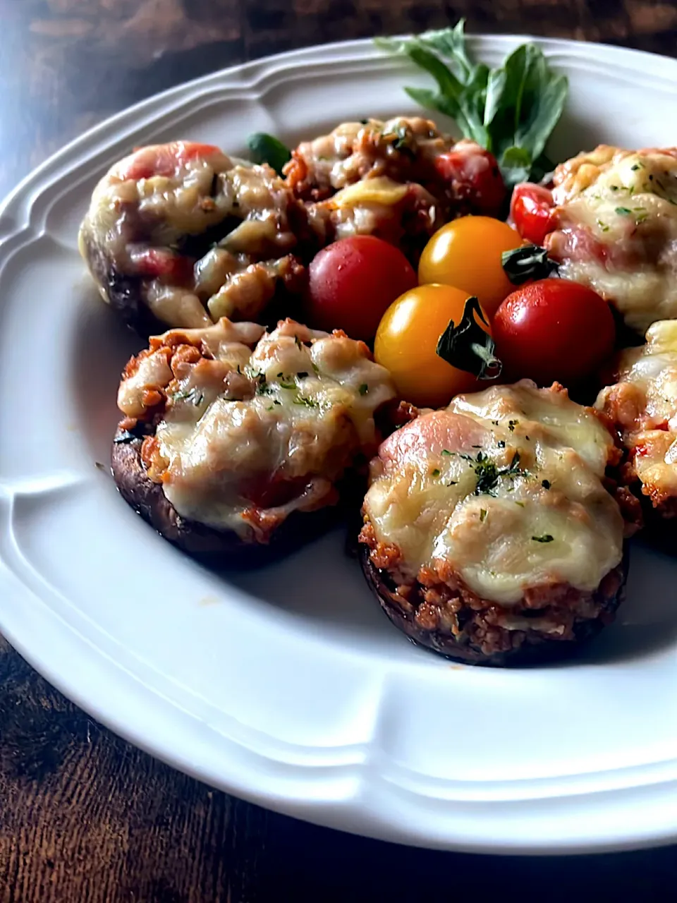 大豆のお肉でイタリアン椎茸|とんちんさん