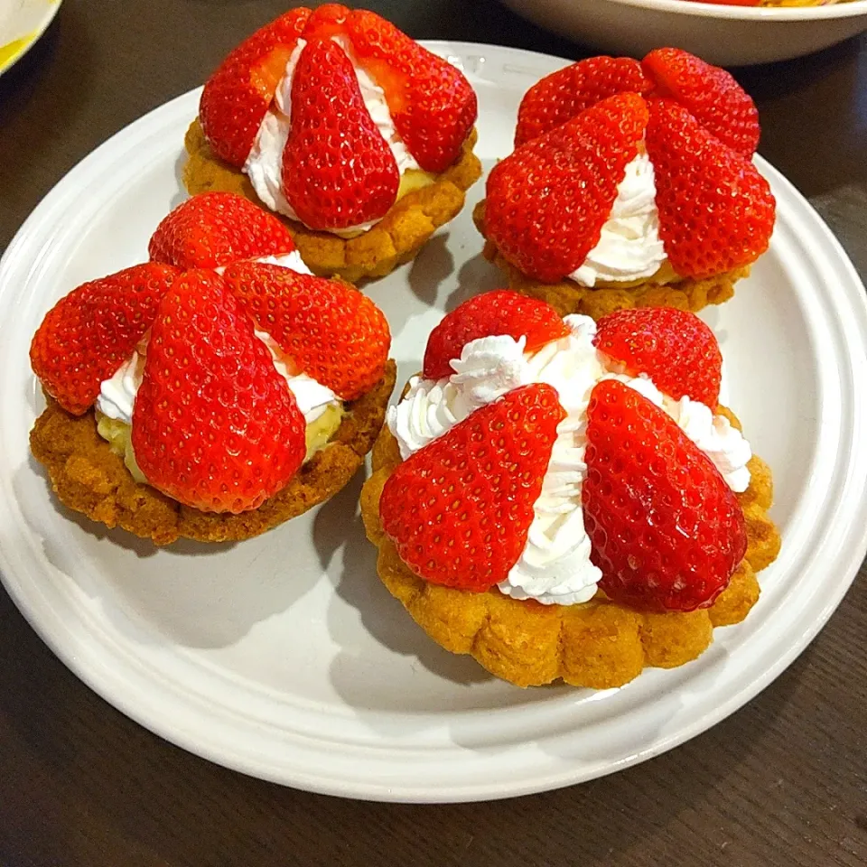 Snapdishの料理写真:いちご🍓タルト|Rieさん