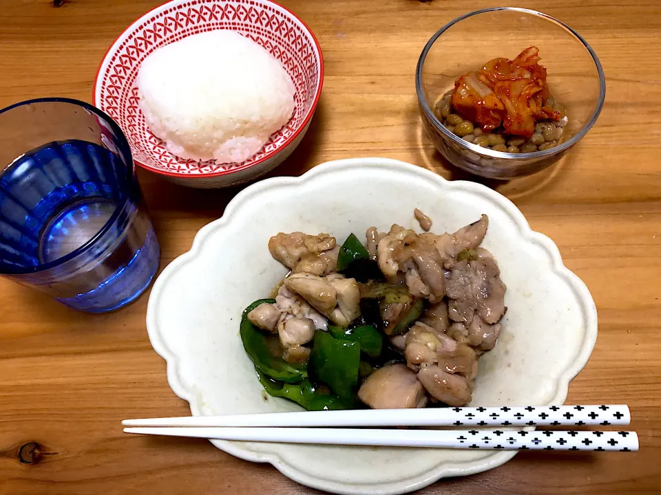 鶏もも肉とナスのガリポンチキン|saknさん