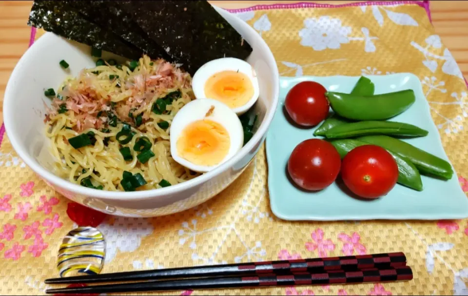 簡単油そば
スナップエンドウとミニトマト|ひろゴーヤさん