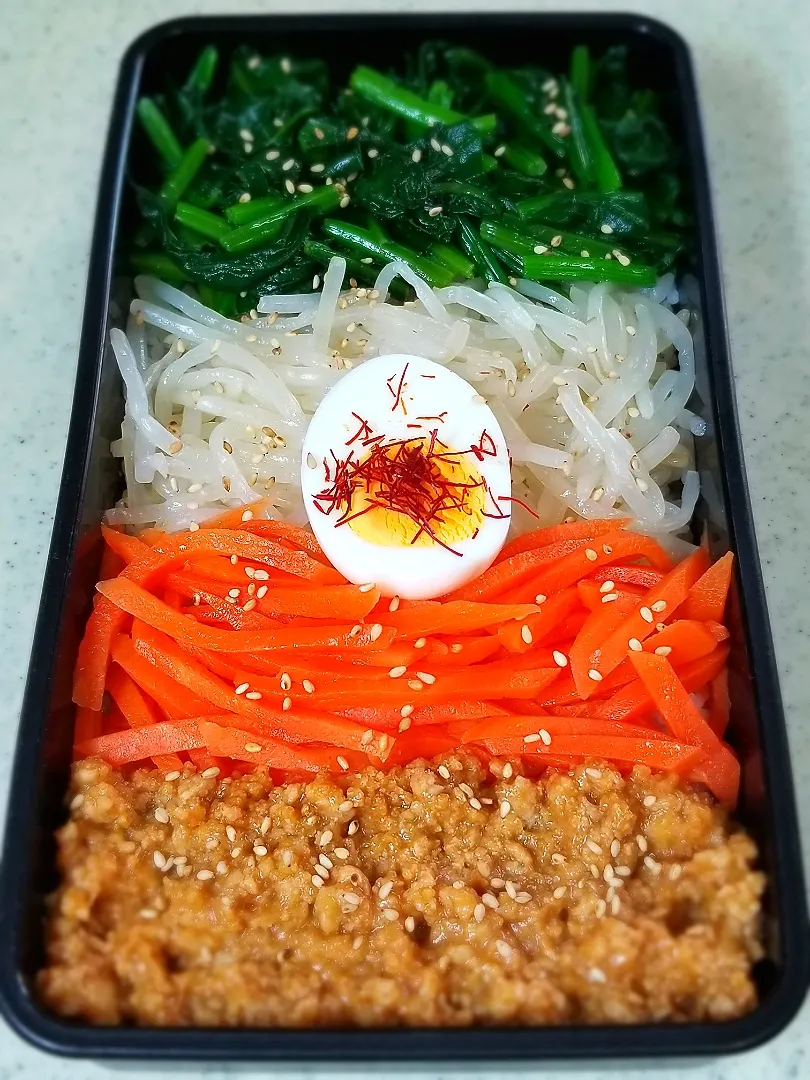 ビビンバ弁当🍱|ぱんだのままんさん