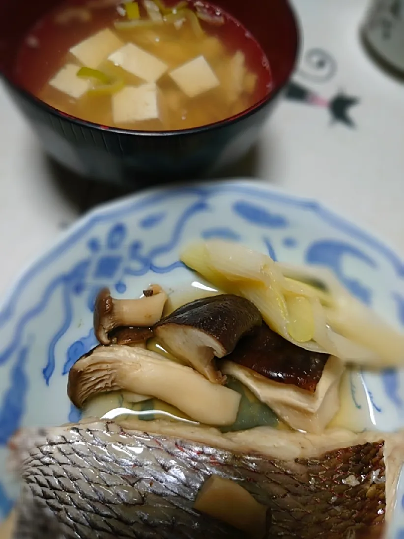 鯛の酒蒸し  鯛のあら吸い物|オーリーさん