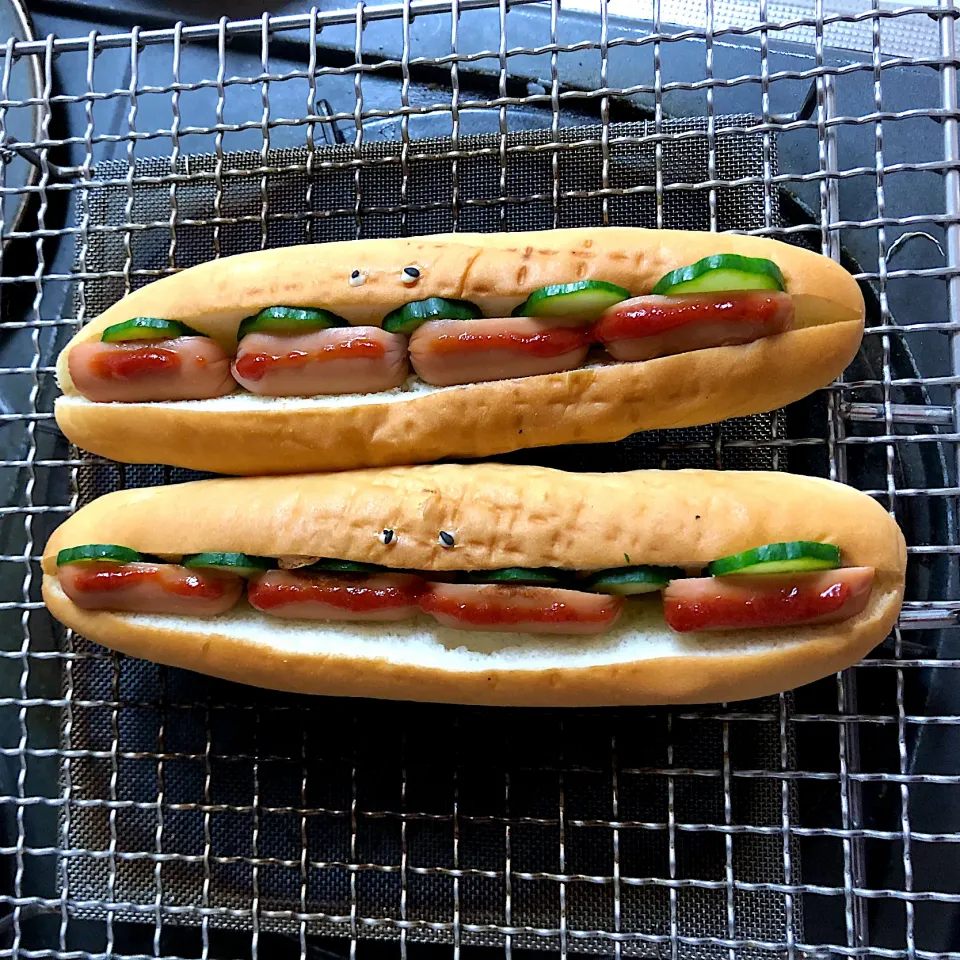 スナックパンでホットドッグ🌭|nao子さん