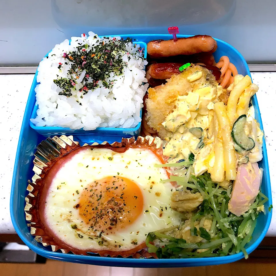 Snapdishの料理写真:2022.3.29小1春休み弁当|ラブリー心愛さん