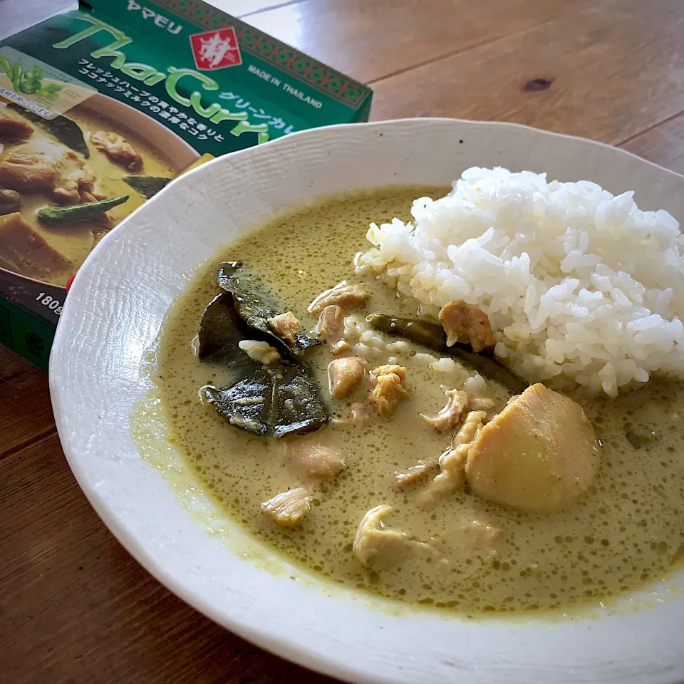 ヤマモリのグリーンカレー 🍛🥄|sato*さん