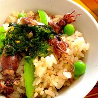 ホタルイカ炊き込みご飯🦑