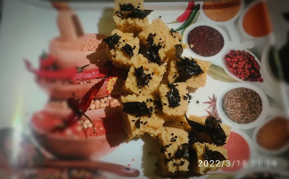 Snapdishの料理写真:khaman Dhokla|PRANJAL DASHさん